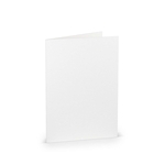 RÖSSLER Briefkarte Paperado - B6, 220 g/qm, doppelt, hoch, weiß gerippt