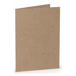 RÖSSLER Briefkarte Paperado - B6, 250 g/qm, doppelt, hoch, kraft
