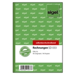 SIGEL Rechnungen - A6, 1. und 2. Blatt bedruckt, SD, MP, 2 x 40 Blatt