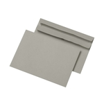MAILMEDIA Briefumschläge - C6 (162x114 mm), ohne Fenster, selbstklebend, 75 g/qm, 1.000 Stück, recycling grau