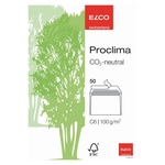 ELCO Briefhülle Proclima - C6, hochweiß, Haftklebung, 100 g/qm, 50 Stück Box
