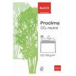 ELCO Briefhülle Proclima - C5, hochweiß, Haftklebung, 100 g/qm, 25 Stück Box