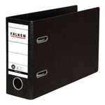 FALKEN Ordner - A5 quer, 80mm, Hartpappe, schwarz