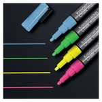 SIGEL Kreidemarker 20 - Rundspitze 1-2 mm, sortiert, 4 Stück
