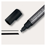 SIGEL Kreidemarker 50 - Keilspitze, 1-5mm, schwarz
