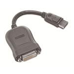 Lenovo DVI-Kabel auf DP 20 cm