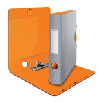 LEITZ 1117 Qualitäts-Ordner Urban Chic - PP, A4, schmal, dunkelgrau