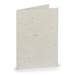 RÖSSLER Briefkarte Paperado - A7, 240 g/qm, doppelt, hoch, terra vanilla