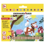 EBERHARD FABER Farbstiftetui Jumbo Mini Kids 3in1 - 12er Etui