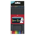 FABER CASTELL Black Edition Buntstift - 12er Etui