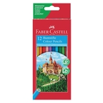 FABER CASTELL Farbstifte CASTLE - 12 Farben sortiert, Kartonetui