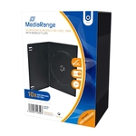 MEDIARANGE DVD-Leerhülle, schmal, für 1 Disc, 7mm, schwarz, 10er Pack