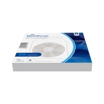 MEDIARANGE Papiertaschen für 1 Disc, mit Lasche und Sichtfenster, weiß, 50er Pack