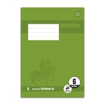 STAUFEN PREMIUM Briefblock PREMIUM LIN 6 - A5, 90 g/qm, 50 Blatt, blanco