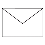 RÖSSLER Briefhülle Paperado - C6, 100 g/qm, weiß gerippt, Seidenfutter