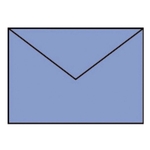 RÖSSLER Briefhülle Paperado - C6, 100 g/qm, dunkelblau gerippt, Seidenfutter