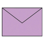 RÖSSLER Briefhülle Paperado - C6, 100 g/qm, orchidee gerippt, Seidenfutter