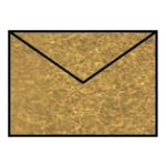 RÖSSLER Briefhülle Paperado - C7, 100 g/qm, gold metallic