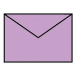 RÖSSLER Briefhülle Paperado - C7, 100 g/qm, orchidee gerippt, Seidenfutter