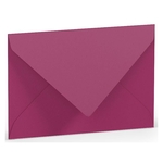 RÖSSLER Briefhülle Paperado - C7, 100 g/qm, amarena gerippt, Seidenfutter