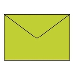 RÖSSLER Briefhülle Paperado - C5, 100 g/qm, maigrün gerippt, Seidenfutter