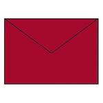 RÖSSLER Briefhülle Paperado - C5, 100 g/qm, rot gerippt, Seidenfutter