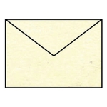 RÖSSLER Briefhülle Paperado - B6, 100 g/qm, chamois marmora, Seidenfutter