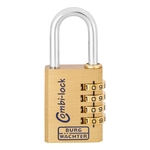BURG-WÄCHTER Zahlen-Vorhangschloss Combi Lock 80 - vier Zahlenrollen, Bügelhöhe 32,5 mm
