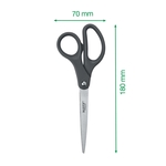 LEITZ 5421 Schere, Edelstahl, Titanbeschichtet, 180 mm, dunkelgrau