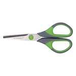 Q-CONNECT Schere Soft Grip 14 cm grau/grün