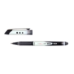 PILOT Tintenroller V-Ball Grip 05, mit Kappe, druckresistent, gummierte Griffzone, 0.5mm (F), schwarz