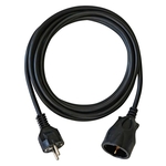 BRENNENSTUHL Kunststoff-Verlängerung - 3 m, schwarz, H05VV-F 3G1,5
