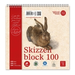 EDITION DÜRER Skizzenblock - Quart 20x20cm, 100 g/qm, 100 Blatt