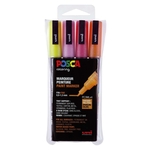 UNI-BALL Marker - 0,9 - 1,3 mm, 4er Set sortiert, Glitter