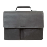 PRIDE & SOUL Businesstasche District - 30 x 41 x 14 cm, dunkelgrau