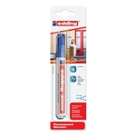 EDDING 3000 Permanentmarker - nachfüllbar, 1,5 - 3 mm, blau, Blister
