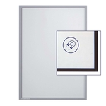 FRANKEN X-tra!Line® Dokumentenhülle Frame It - A4, Hartfolie, matt, grau