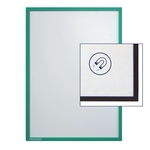 FRANKEN X-tra!Line® Dokumentenhülle Frame It - A4, Hartfolie, matt, grün