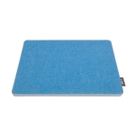 SIGEL Mausmatte recyceltes PET hellblau/dunkelgrau 250x7x200mm