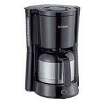 SEVERIN Kaffeemaschine Type - Thermo Edelstahl, schwarz