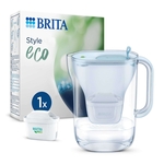BRITA Wasserfilter-Kanne Style eco - gletscherblau, inkl. MX PRO