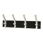 UNILUX Wandgarderobe CYPRES 4 Haken grau-schwarz