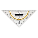 RUMOLD Geometrie-Dreieck - 250 mm, Schneidekante, Griff