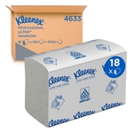 KLEENEX Falthandtuch - Zickzack, weiß, 24,1x19,1 cm, 2700 Tücher