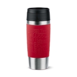EMSA Travel Mug Isolierbecher Classic - 0,36 l, dunkelrot