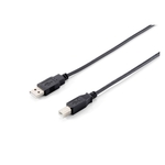 EQUIP USB 2.0 Cable Type A Male to Type B Male 1.8m