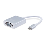 EQUIP USB Type C Male to HD15 VGA Female Adapter, 15cm