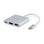EQUIP USB Type C to HDMI Female/USB Adapter Female/PD