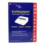 RHEITA Kohlepapier - A4, 10 Blatt, schwarz