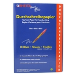 RHEITA Durchschreibepapier - A4, 10 Blatt, blau